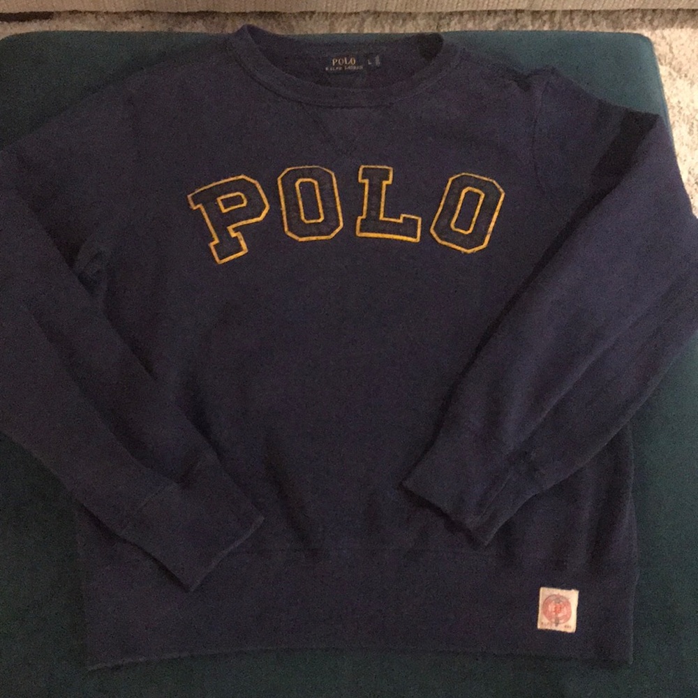 Vintage polo sweatshirt